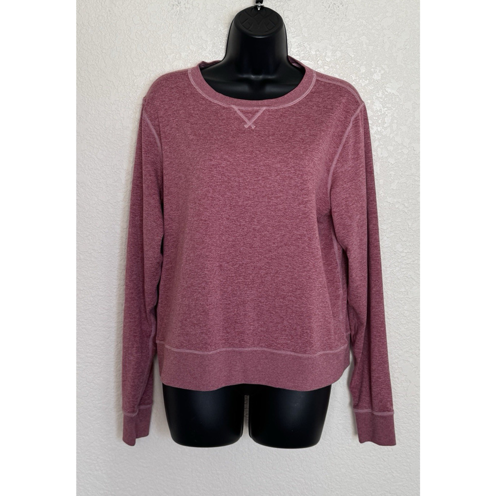 Rhoback Swift Crew Neck Long Sleeve Performance Shirt Casual, M
